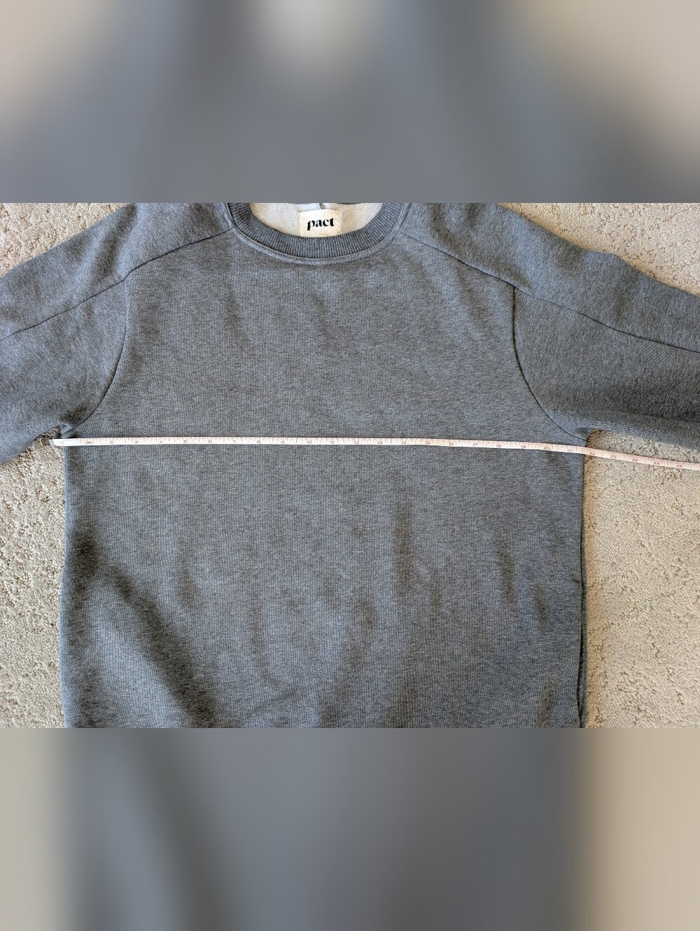 Men's Pact Organic Cotton Sweatshirt, Sz M - Picture 8 of 8